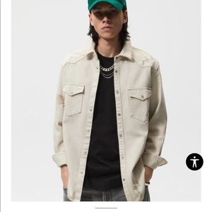 ZARA mens Demin Overshirt